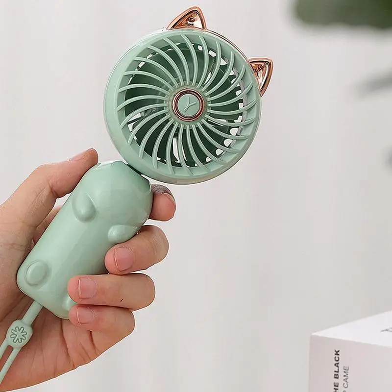 Portable Fan Foldable Portable Mini Handheld Fan Powerful Personal Handheld Fan With 3 Speed For Camping Work Travel Hiking