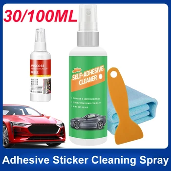 Okno samochodu przyklejony R esidue Remover Film etykiety samoprzylepne piękno paznokci Remover naklejki Spray czyszczący środek do usuwania kleju produkty czyszczące