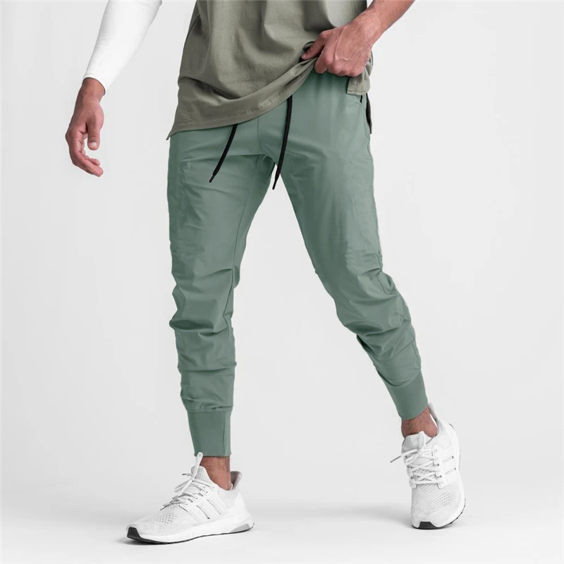 New Brand Summer Mens Gym Joggers Pants Streetwear Sweatpant Sporting Trousers Fitness Bodybuilding Sweat Pants