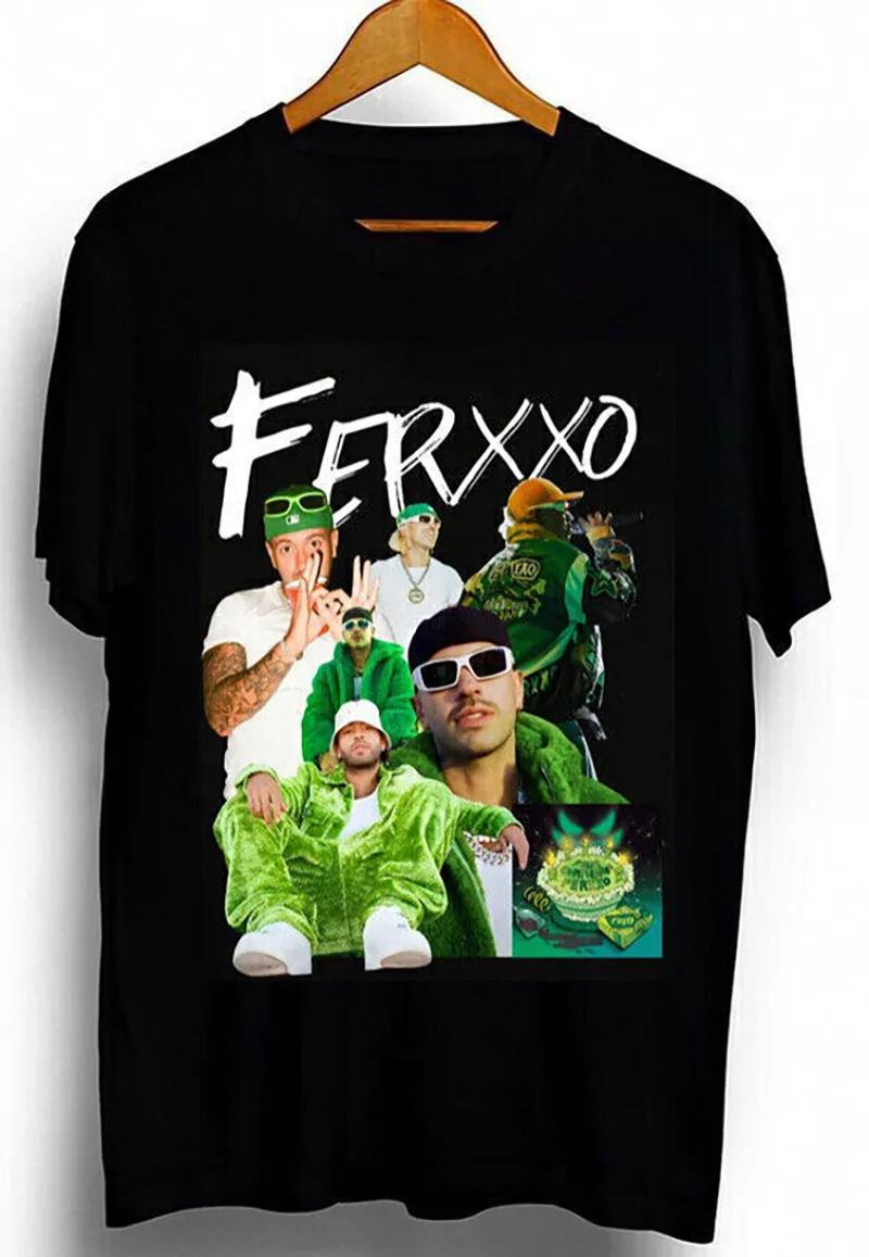 

Feid винтажная Ретро рубашка, рубашка Ferxxo, подарок для фаната