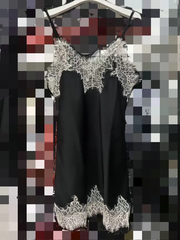 Modne topy na ramiączkach w stylu Y2K dla kobiet, eleganckie satynowe koszulki na ramiączkach z koronką, czarne, z odkrytymi ramionami, krótkie, bez rękawów, z odkrytymi plecami, letnie bluzki na imprezę, 2026