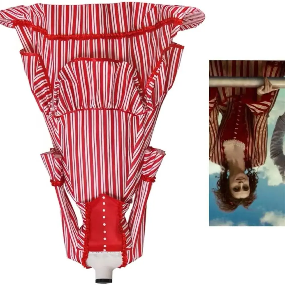 

Sweeney Todd Mrs. Lovett's Cosplay Costume Red Striped Dress Medieval Victorian Ball Gown Halloween Party Outfits