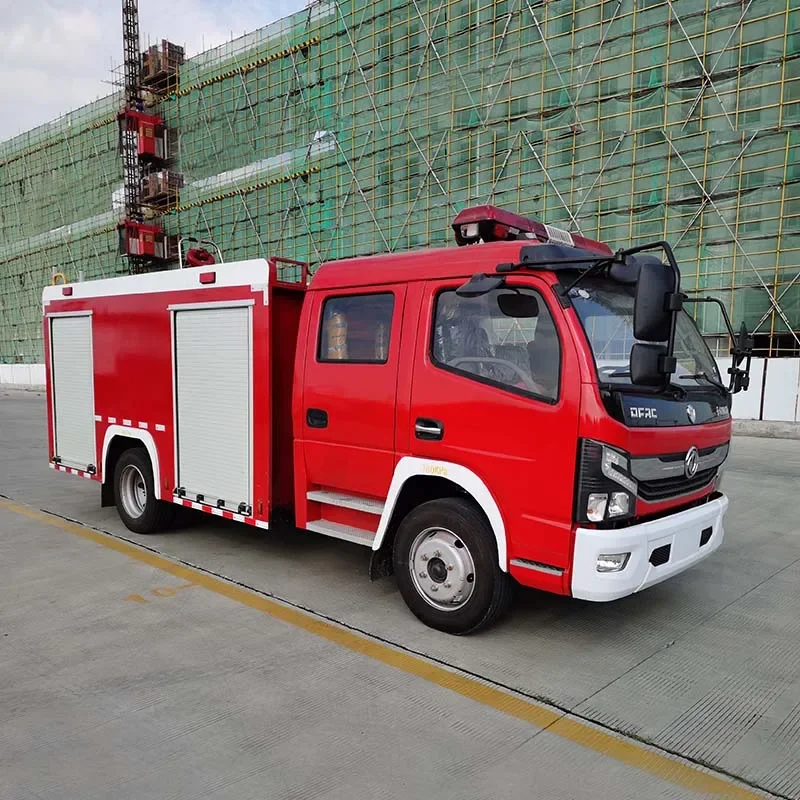 Dongfeng 4x2 Double Cab Fire Fighting Truck 5000L Fire Rescue Fighting Truck for Sale