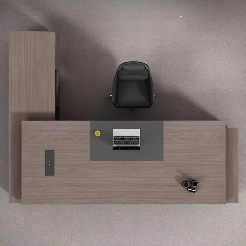 

Storage Wide Set Computer Table Base Large Modern Executive Wooden Computer Desks Gaming Drawers Mesa Para Furniture