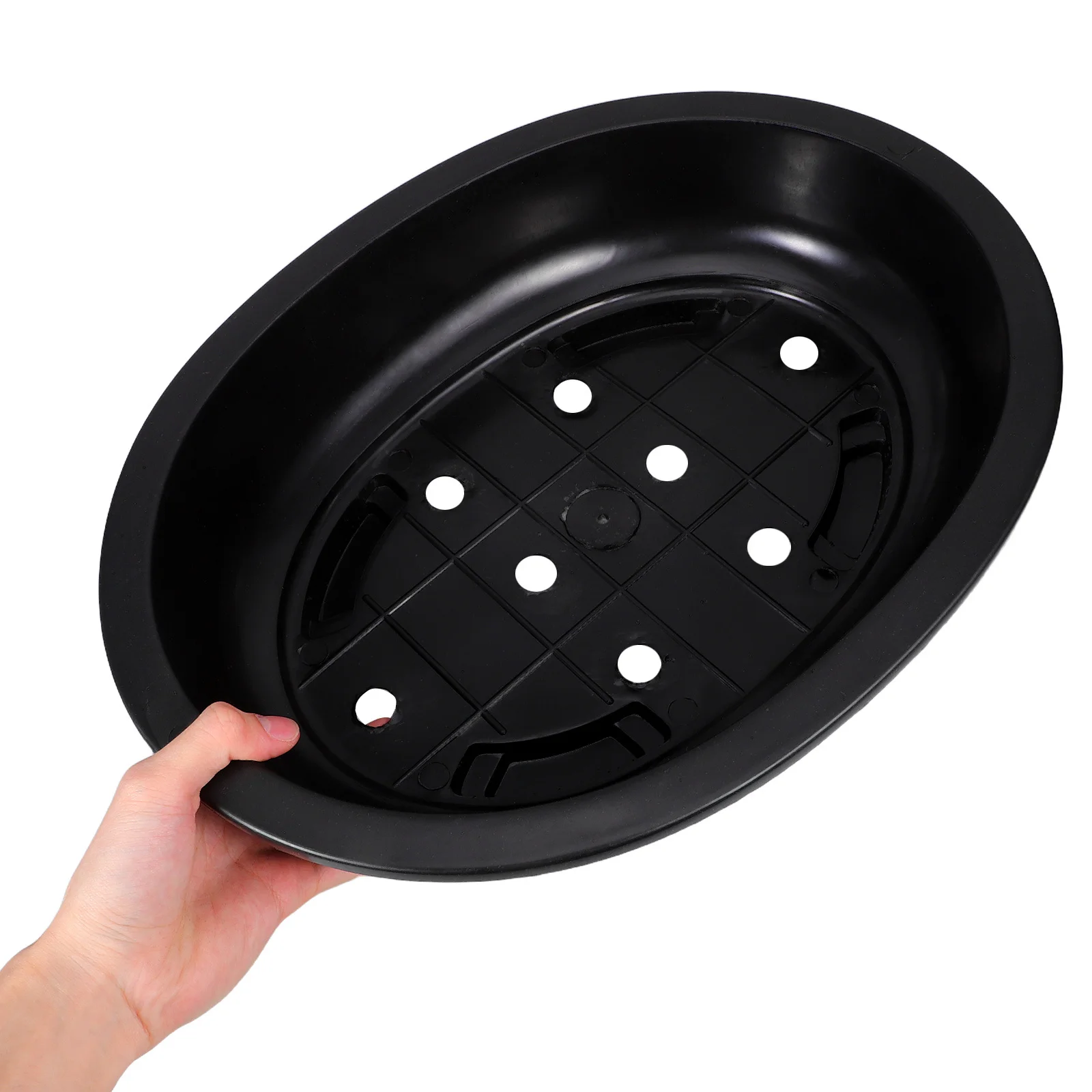 

4Pcs Household Large Flowerpot Safe to Use Easy Display Indoor Outdoor Greening Engineering Gardening Accessory