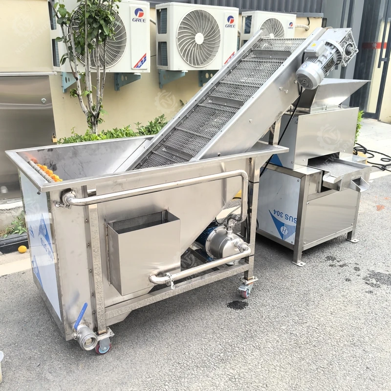 High Efficiency 1t Double Roller Juicer with Pulp Juice Separation, Industrial Extractor for Apple & Orange Juice Production