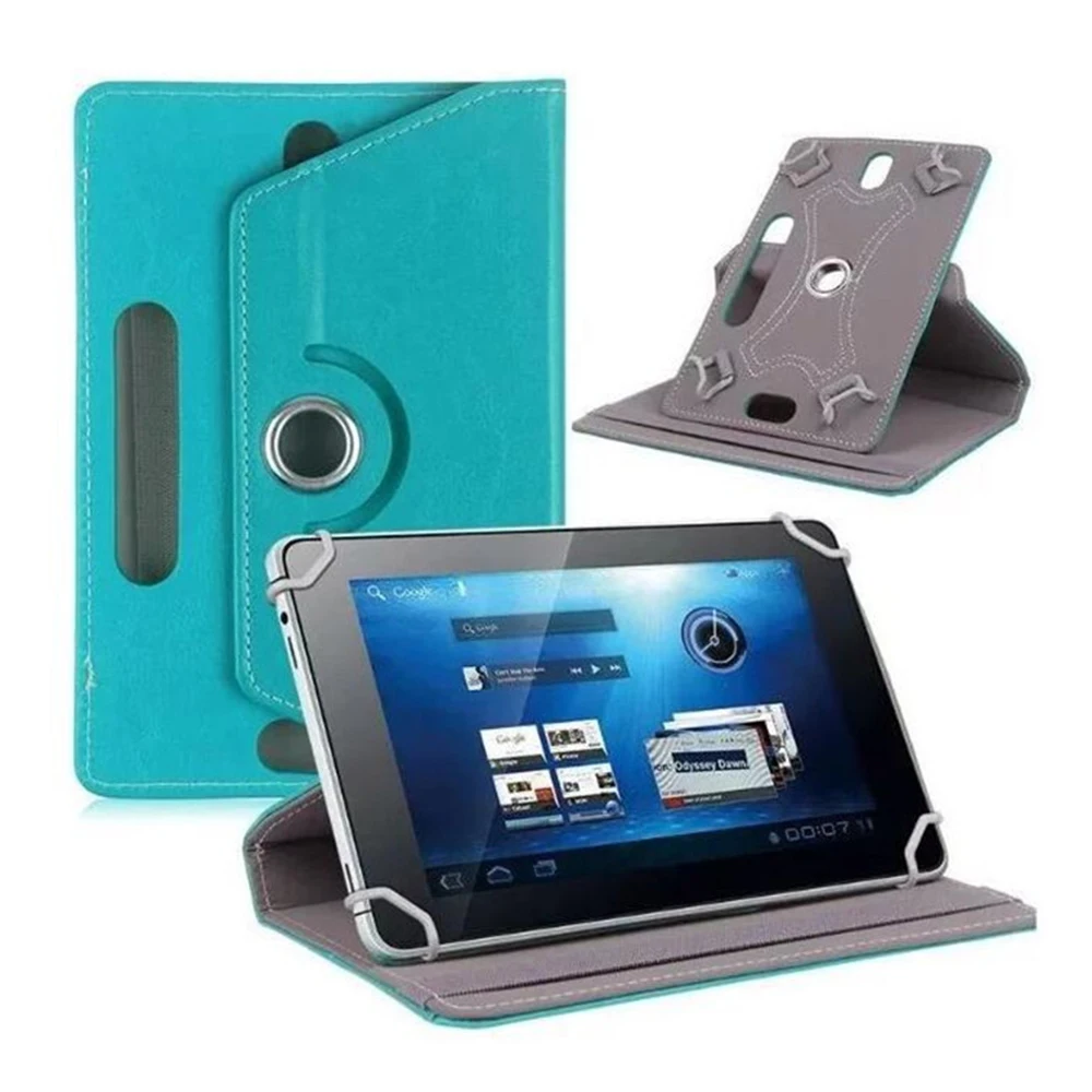 Tablet Case 360° Rotatable Leather with Four Hooks Universal 7/8/9/10-inch Tablet Case with Stand Accessories hot sale