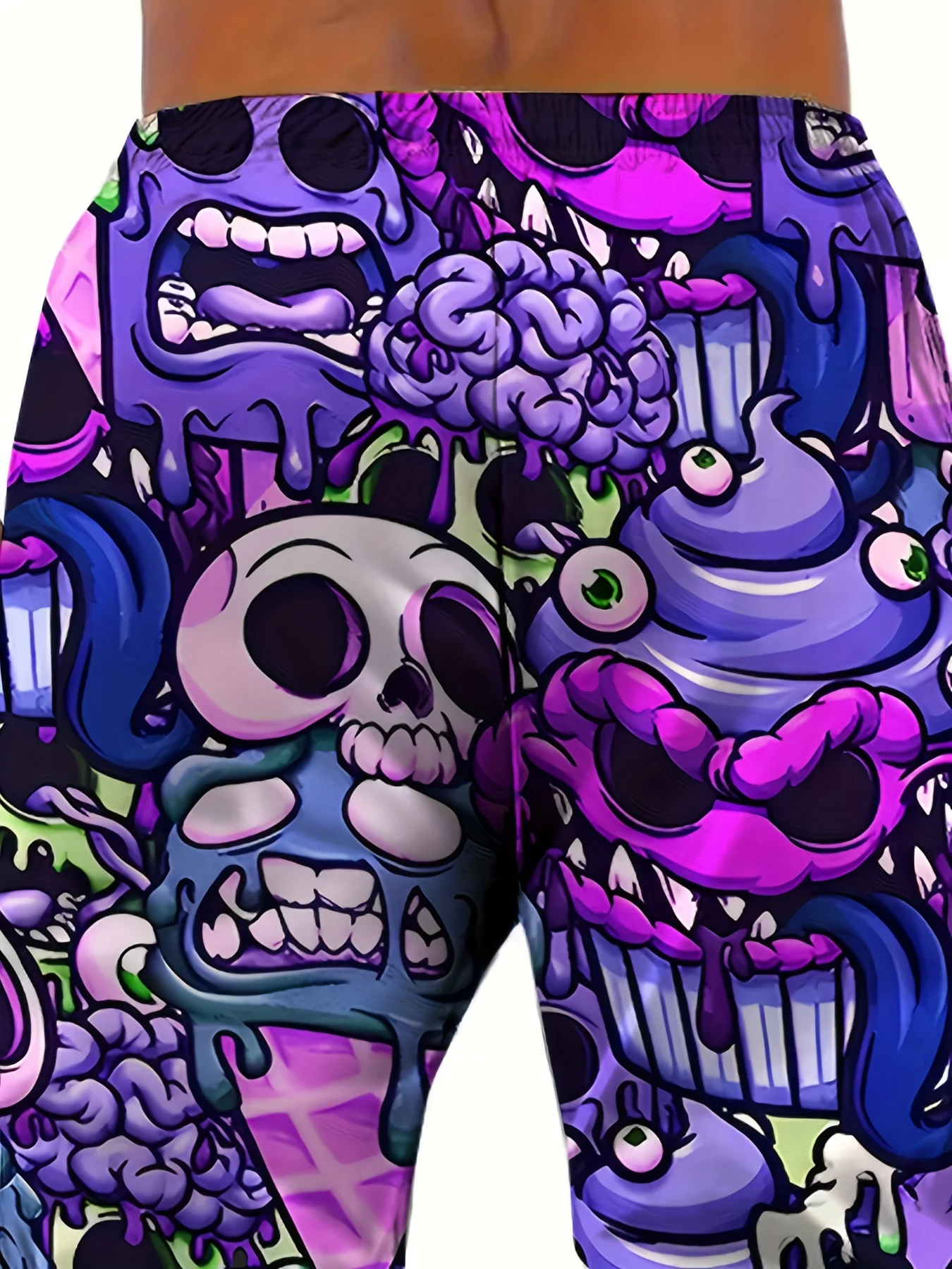 موضة الرجال 2025 Sweatpants الجمجمة المطبوعة ركض سليم صالح السراويل سراويل صالة غير رسمية مع جيوب الخريف الشتاء الشارع الشهير #6