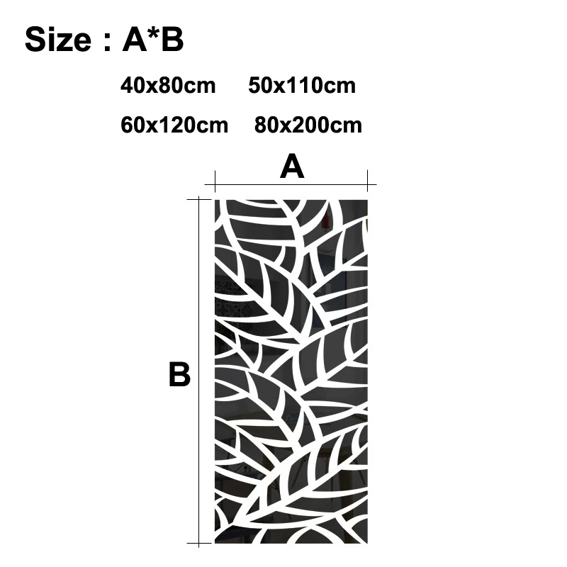 葉の形をした3D装飾壁ステッカー,テレビの背景の装飾,リビングルームのミラーステッカー,家の装飾