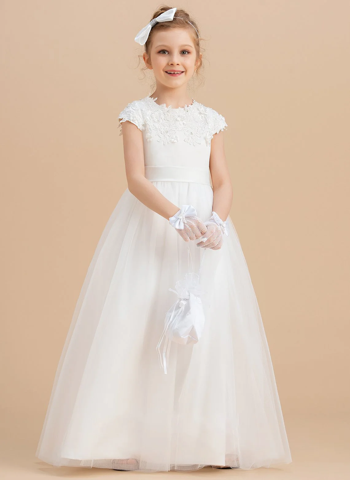 YZYmanualroom Girl Junior bridesmaid Dress Concert dress Mesh puffy Princess dress First Communion evening dress/customizable