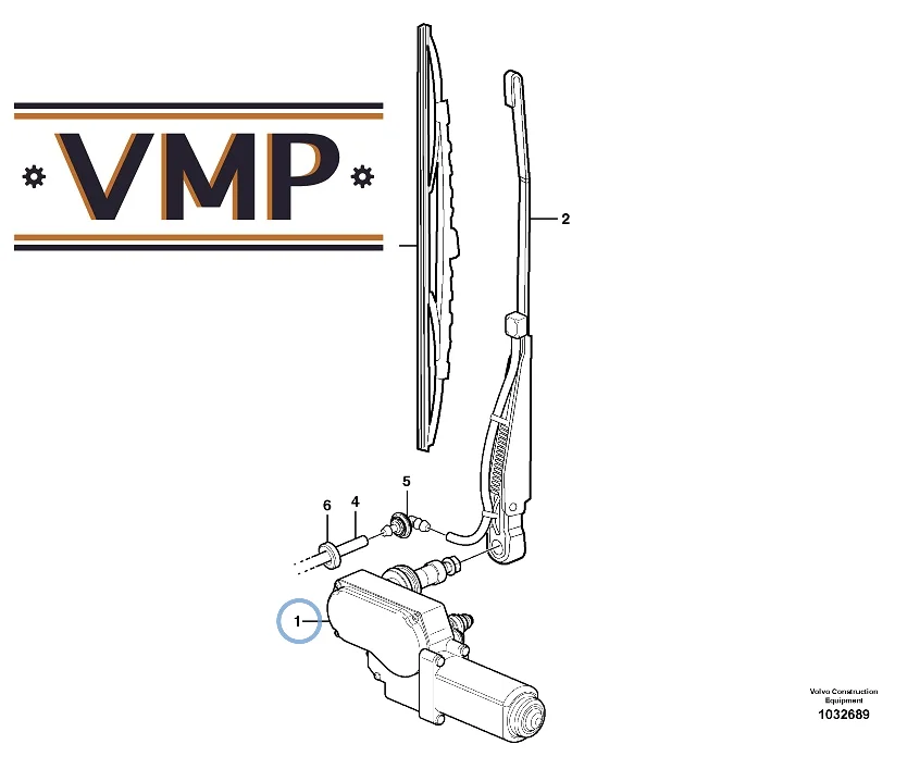 VOE15010653 - Wiper Motor