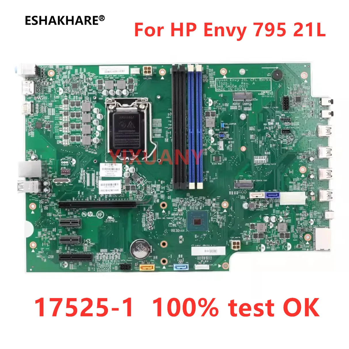 

17525-1 For HP Envy 795 21L esktop Motherboard 941802-002 941802-602 941802-601 941802-001 348.0AU03.0011 DDR4 RAM 100% Test OK