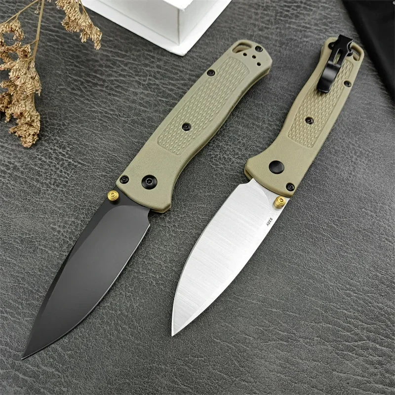 BM 535 Bugout Multi-color folding knife 440C steel blade outdoor tactical camping portable multi-purpose paring knife EDC tool