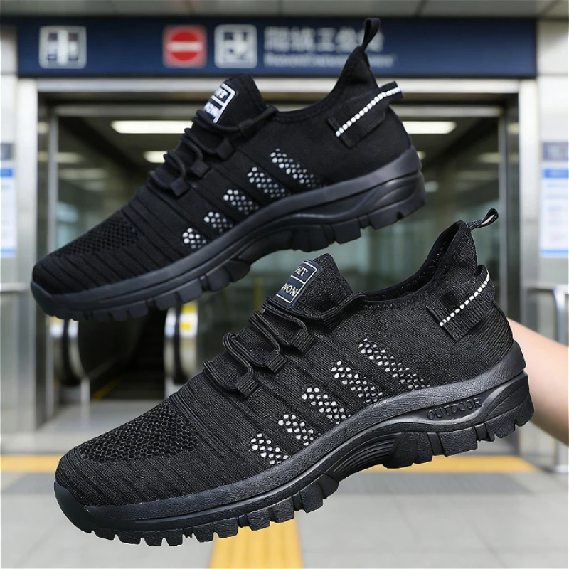 

Новые повседневные кроссовки для мужчин в современном стиле, на шнуровке, спортивная обувь с амортизацией, износостойкая, дышащая, для бега, тренажерного зала и пробежек