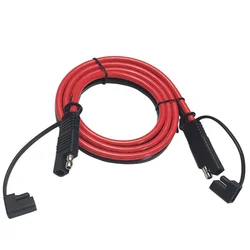 95CM 10AWG SAE to SAE 2 Pin Quick Disconnect Power Automotive Extension Cable Cap for Solar Panels Battrey Motorcycle Battrey