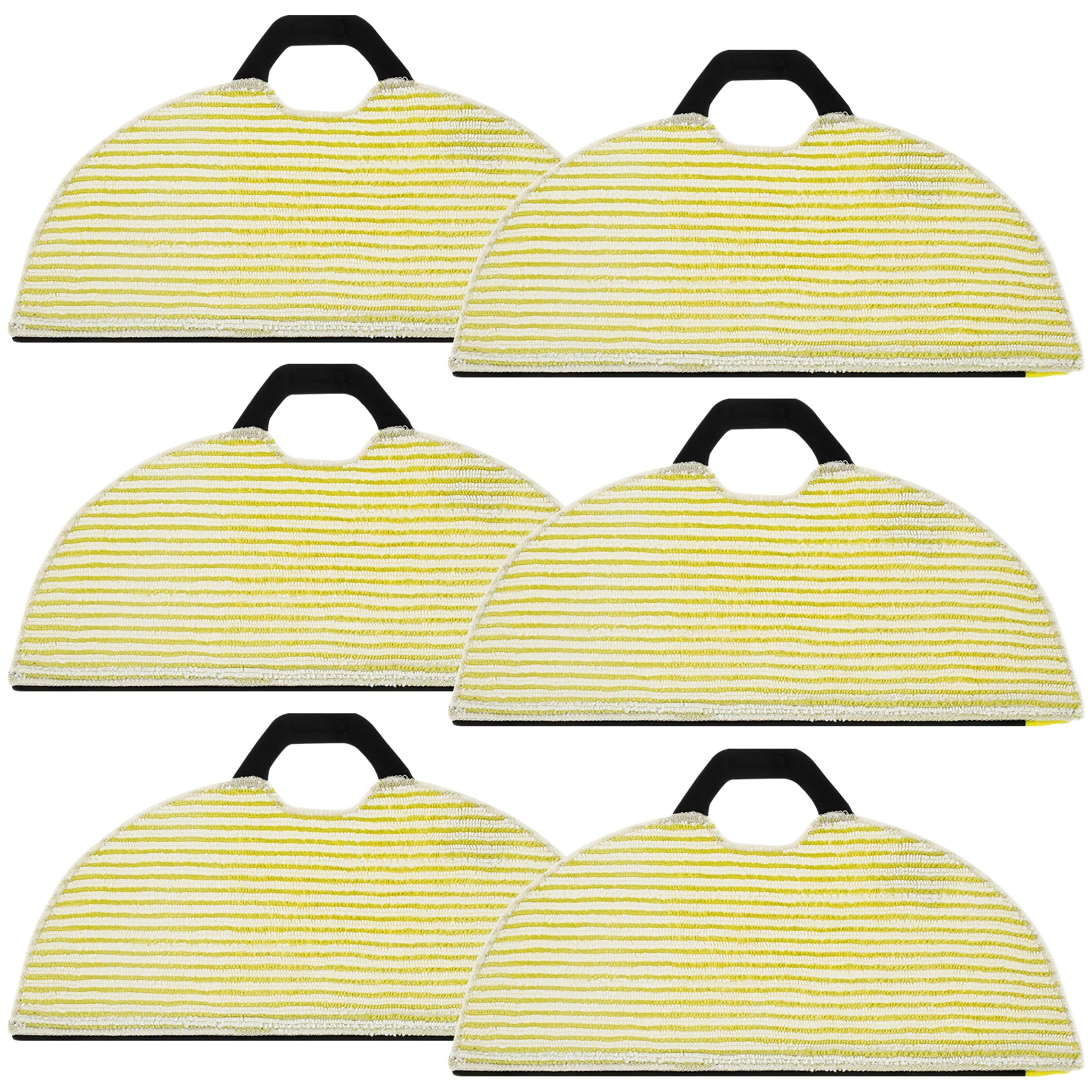 6pcs Vacuum Mop Pads Reusable Soft Replacement Microfiber Pads Washable Hard Floor Cloth Compatible with Shark AV2610WA/RV2001WD