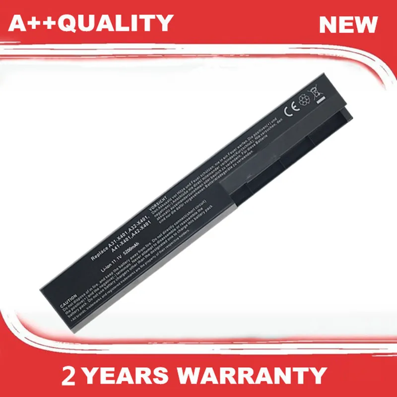 Laptop Battery For ASUS X401 X401A X401A1 X401U X501 X501A X501A1 X501U A31-X401  A32-X401  A41-X401  A42-X401