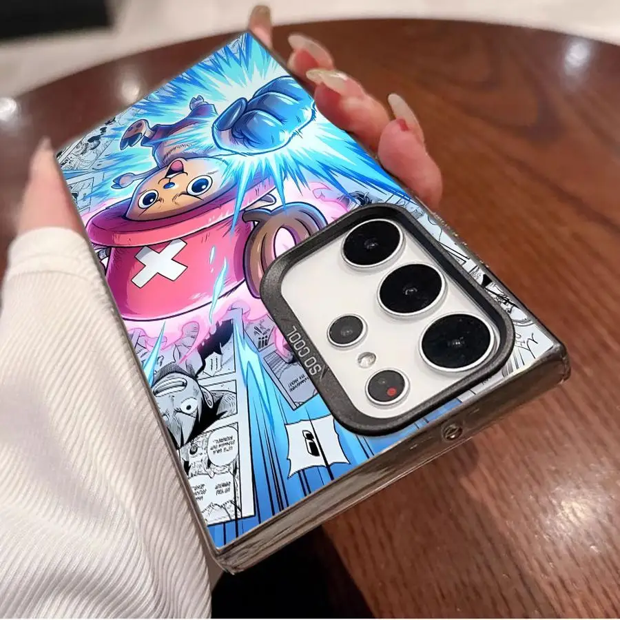 Case for Samsung Galaxy S26 Ultra S22 Note 20 S21 S20 FE S25 Edge S24 FE S23 Phone Cover O-One P-Pieces Tony Chopper