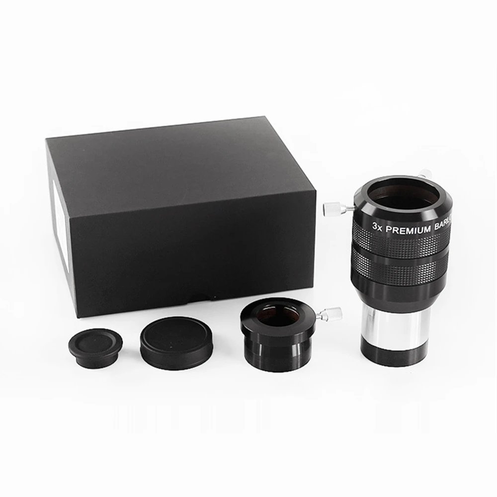 2 inch 2X/3X/5X Apochromatische FMC Barlow-lens met 1,25 '' adapter astronomische telescoopaccessoires