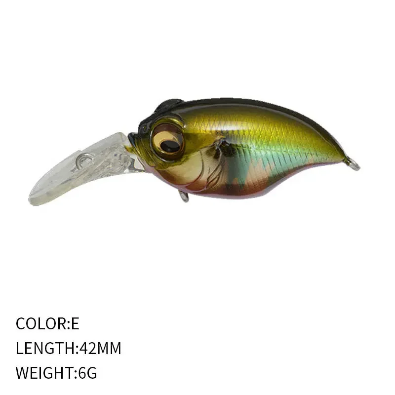 Kurbel Griffon Wobbler Angelköder Japanisches Design Noise Crankbait 6g 42mm Schwimmender Kurbelköder für Barsch Barsch Hecht Pesca
