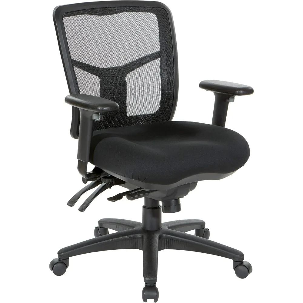 

Breathable Mesh Manager's Office Chair with Adjustable Seat Height, Multi-Function Tilt Control and Seat Sli