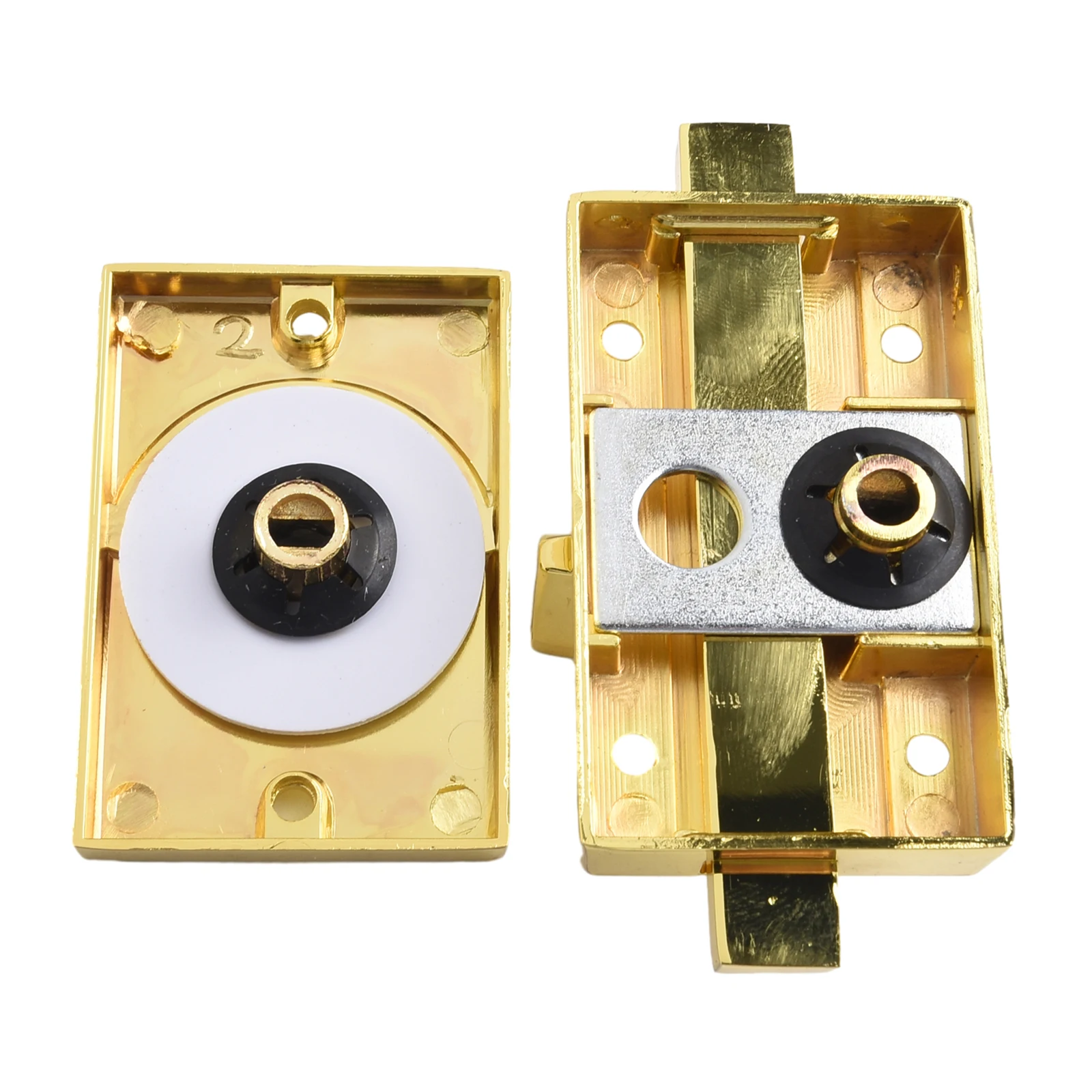 None Indicator Lock None Zinc Alloy 1PCS 59*40mm 85*38*13mm Door Lock Polished Chrome Privacy Satin Brass Brand New