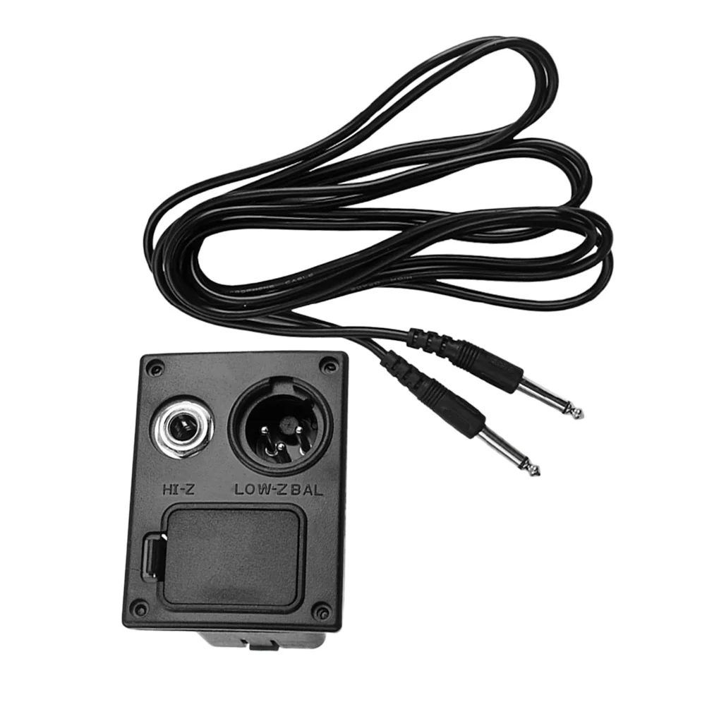 

9V Box For Guitar With 4-Pin B-Type Jack 6.35Mm Output Terminal Guitar Holder Case Electric Bass Acoustic