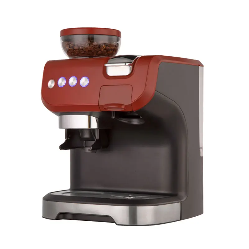 Professional Household Automatic Coffee and Espresso Machine With Grinder Small Espresso Coffee Maker with milk frother