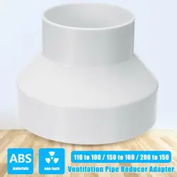 Reliable ABS Ventilation Pipe Fittings Reducer Adapter 110-100/150-100/200-150