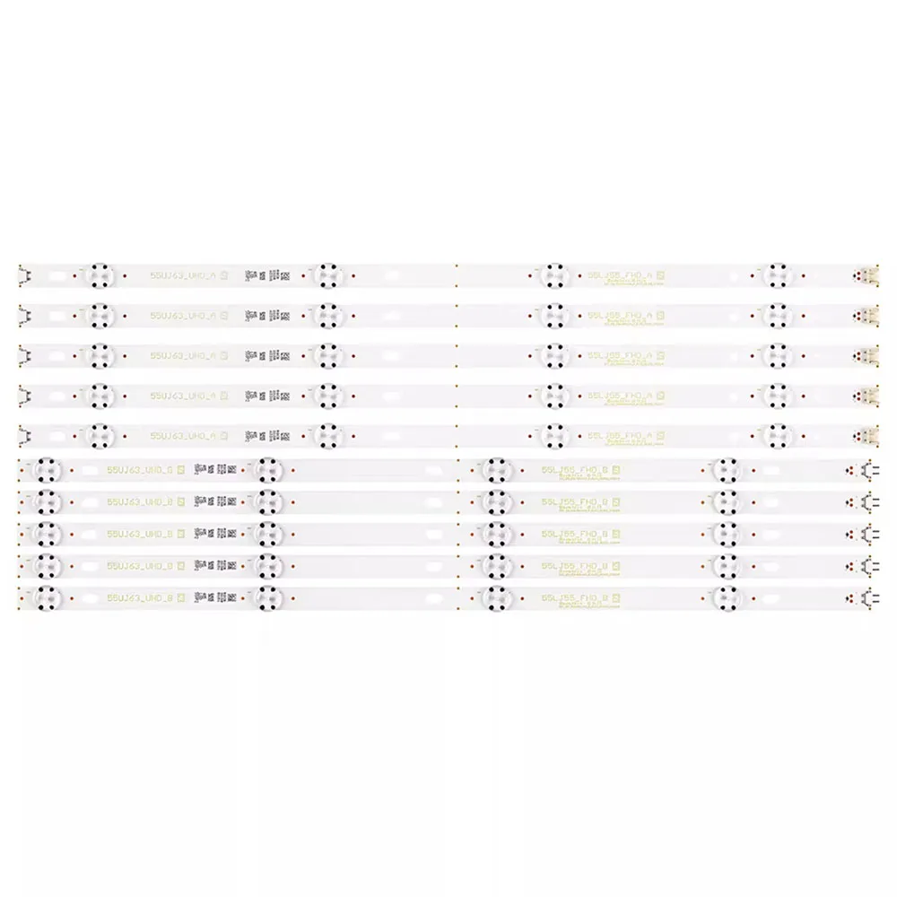 10/30 Uds tira de LED para iluminación trasera para 55UJ635V 55UJ634V 55UJ630V 55UJ6309 55LJ5550 55UJ6300 55UK6100PLB 55UJ63_A B