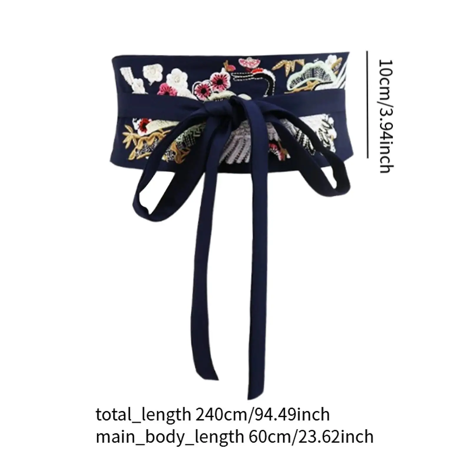 ชุดกิโมโนเสื้อคลุมโอบิเข็มขัดความสง่างามเครื่องแต่งกายอุปกรณ์เสริมสำหรับคอสเพลย์แต่งงาน