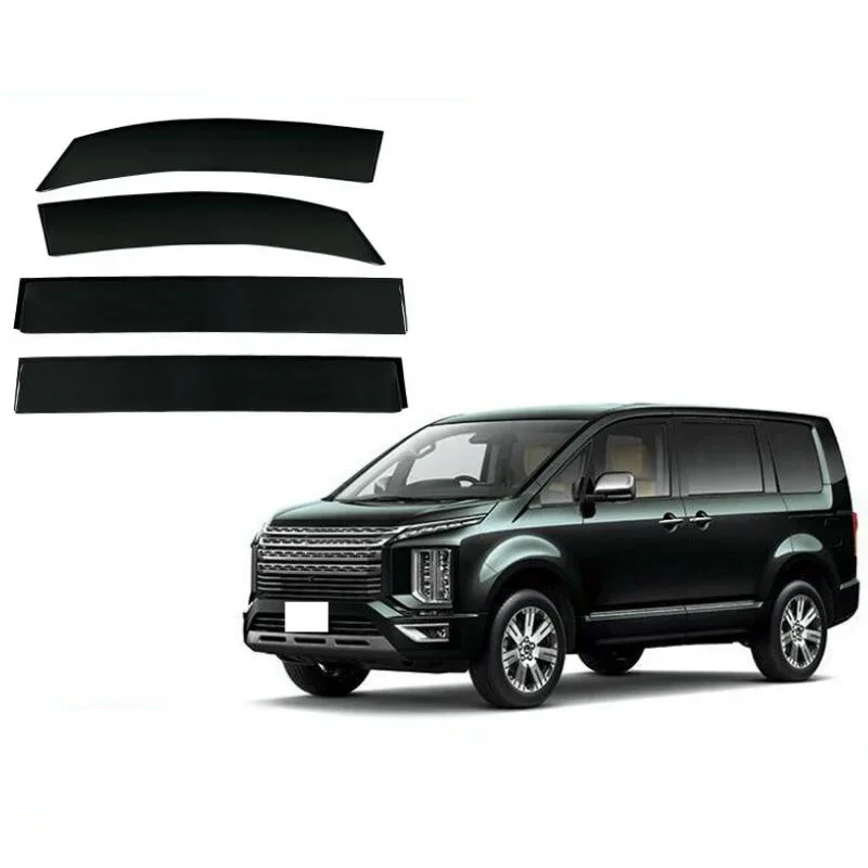 

Window Visor Rain Guard Side Window Deflector Weather Shield For Mitsubishi Delica D5 2006 2007 2008 2009 2010 2011 2012 - 2024