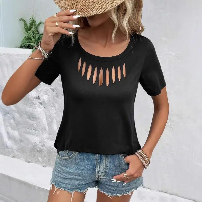 المرأة الجوف خارج ort irt سليم صالح تي شيرت كلية Sle لصق اللون بلو البلوز الأعلى السيدات Faion الشتاء جمع