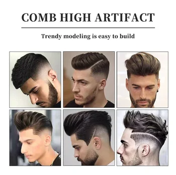 1 पीस चौड़े दांतों वाला ब्रश पिक कंघी कांटा हेयरब्रश इन्सर्ट हेयर पिक कंघी प्लास्टिक गियर कंघी घुंघराले अफ्रीकी हेयर स्टाइलिंग टूल्स के लिए 10 best sales बालों की कंघी - №5