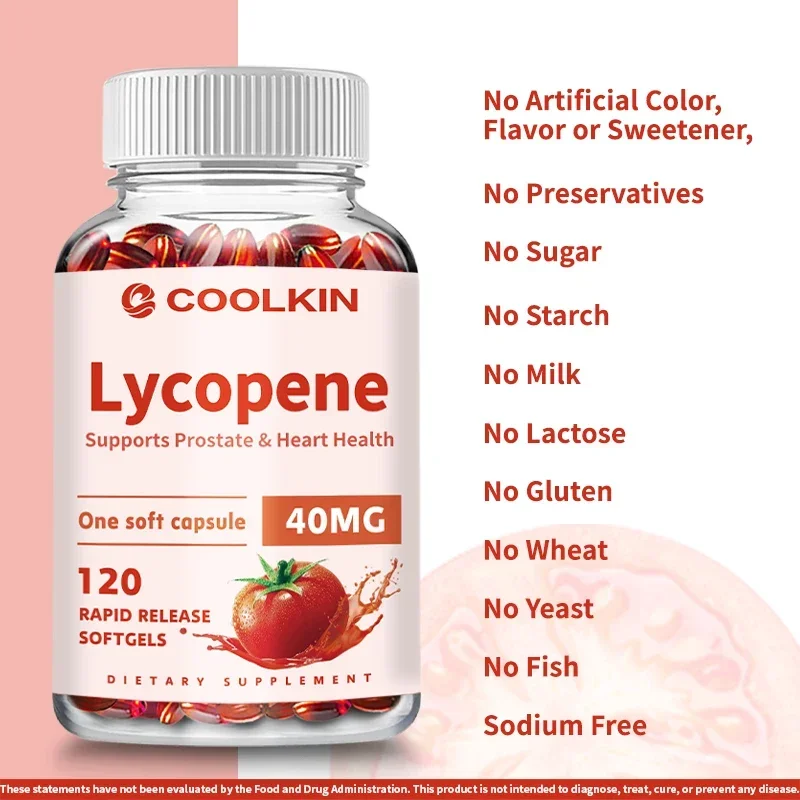 Lycopene - Supports Prostate and Urinary Tract Health, Boosts Immunity, Antioxidant