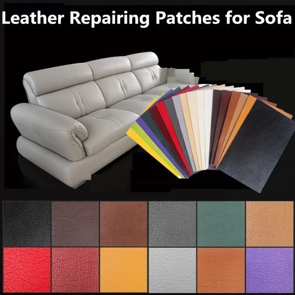 Home Repairing Craft Self Adhesive Sofa Patch PU Leather Fabric Sticker