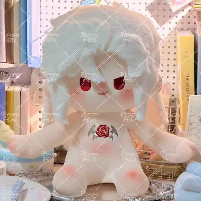 

40cm Game Love and Deepspace Sylus Silverwing Demon Kawaii Cosplay Soft Cotton Doll Body Sitting-upright Anime Toy Figures Gifts