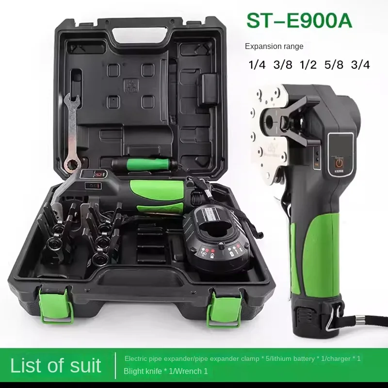 Sconto Espansore per tubi per condizionatore d'aria senza fili St-E900A Batteria al litio completamente automatica Torcia per tubo in rame Aria condizionataNEW