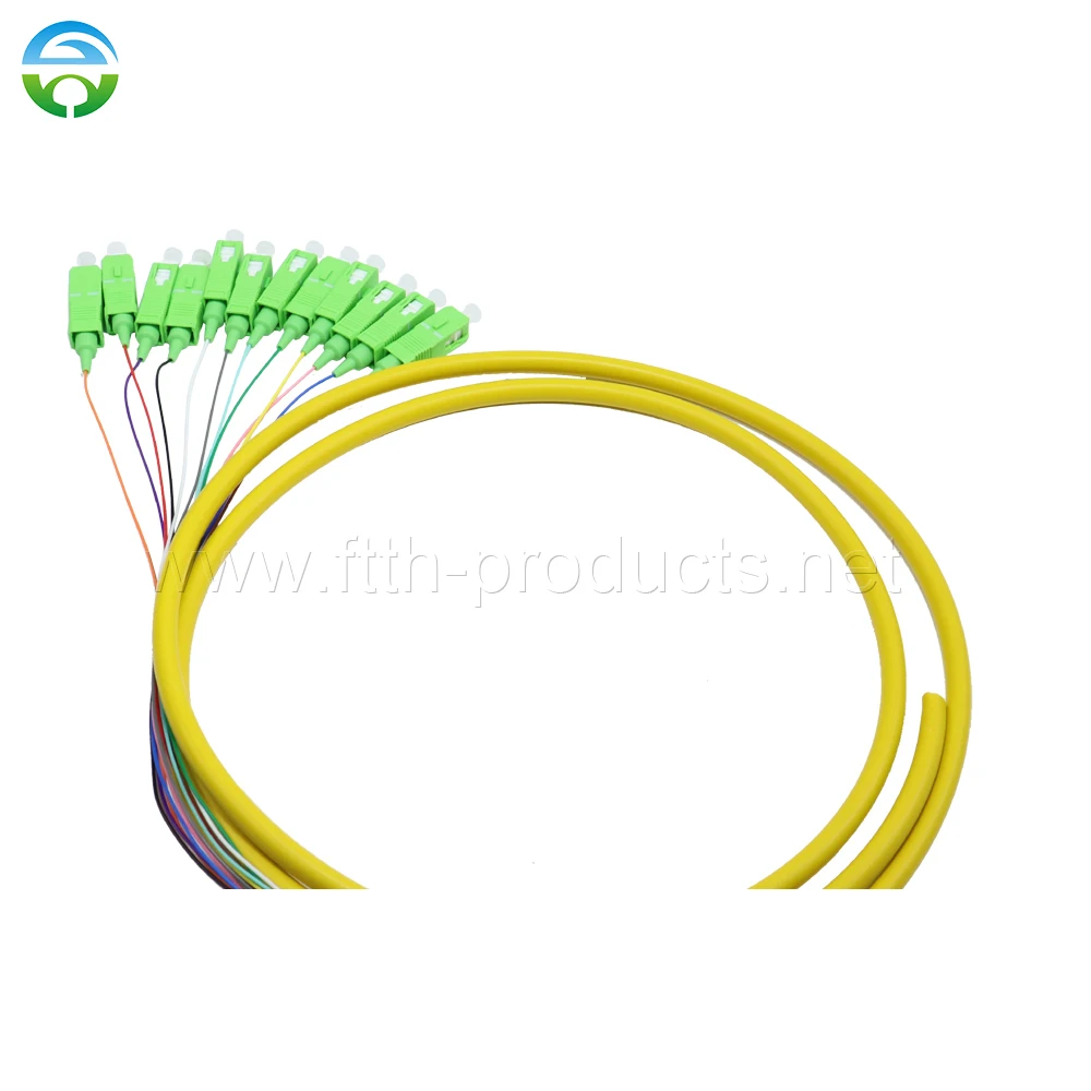 G652D SM Optical Pigtail with Tight Buffer Cable, SC/APC Connector, 10PCs, 12 PCs, G652D