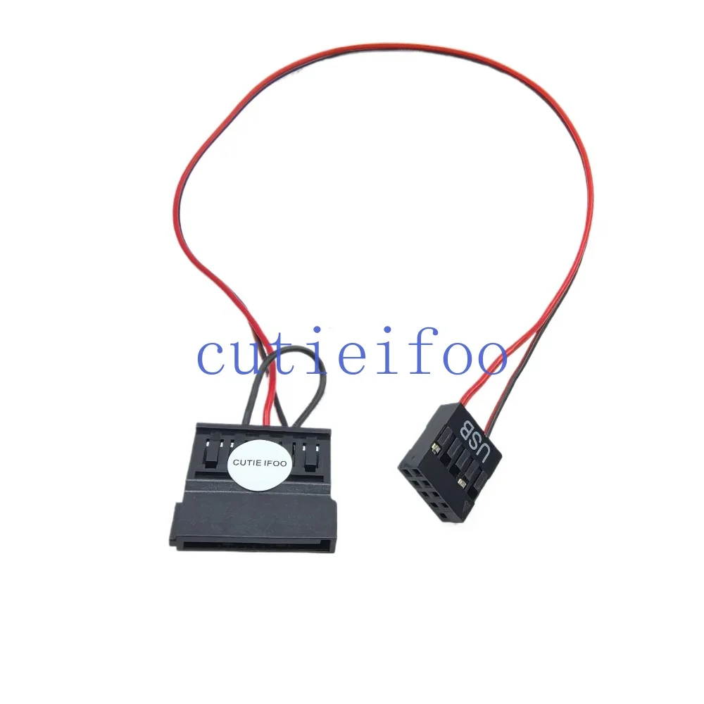 9Pin USB To SATA Power Cable Cord Powered 2.5-inch Notebook Hard Disk SSD From Desktop Itx All-in-one PC Motherboard 22AWG 35cm