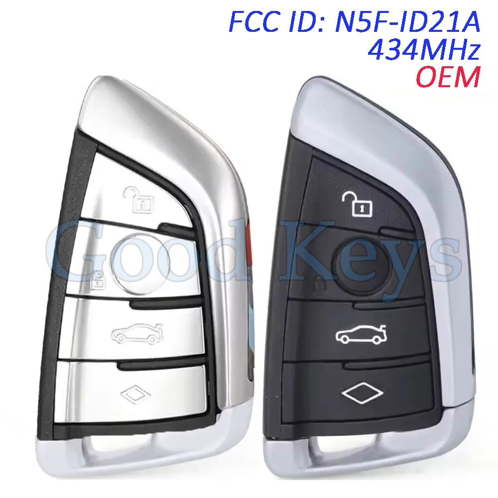 

OEM Board N5F-ID21A Smart Proximity Remote Key for BMW 3 5 6 7 X3 X5 X7 G Series G30 G32 G11 2018 2019 2020 2021 434MHz ID49