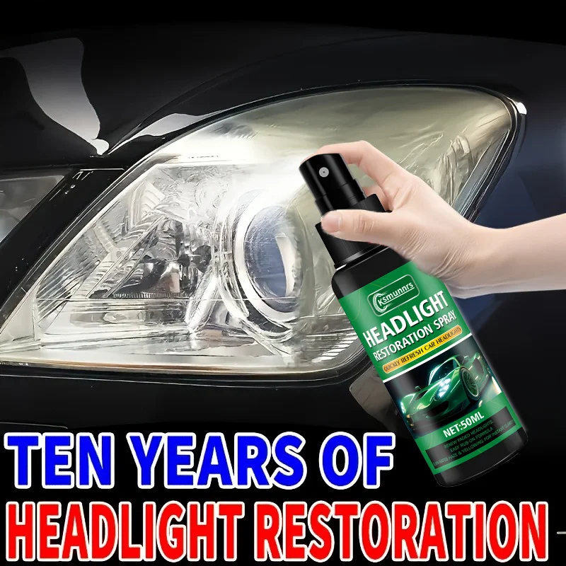 Car Headlight Restoration Polish Quick Clarity Light Enhancement Brightness Improves Night Driving Visibility