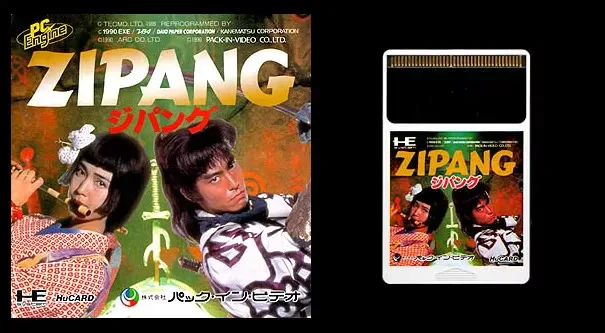 16bits PC Engine HU-CARD : ZIPANG ( Japan Version!! )