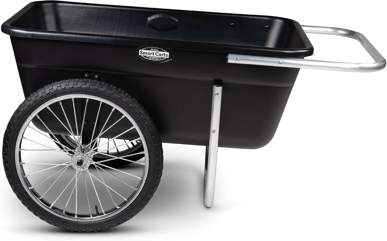 Premium Yard Cart Strong Lightweight Perfectly Balanced 20 Inch Air Filled Wheels