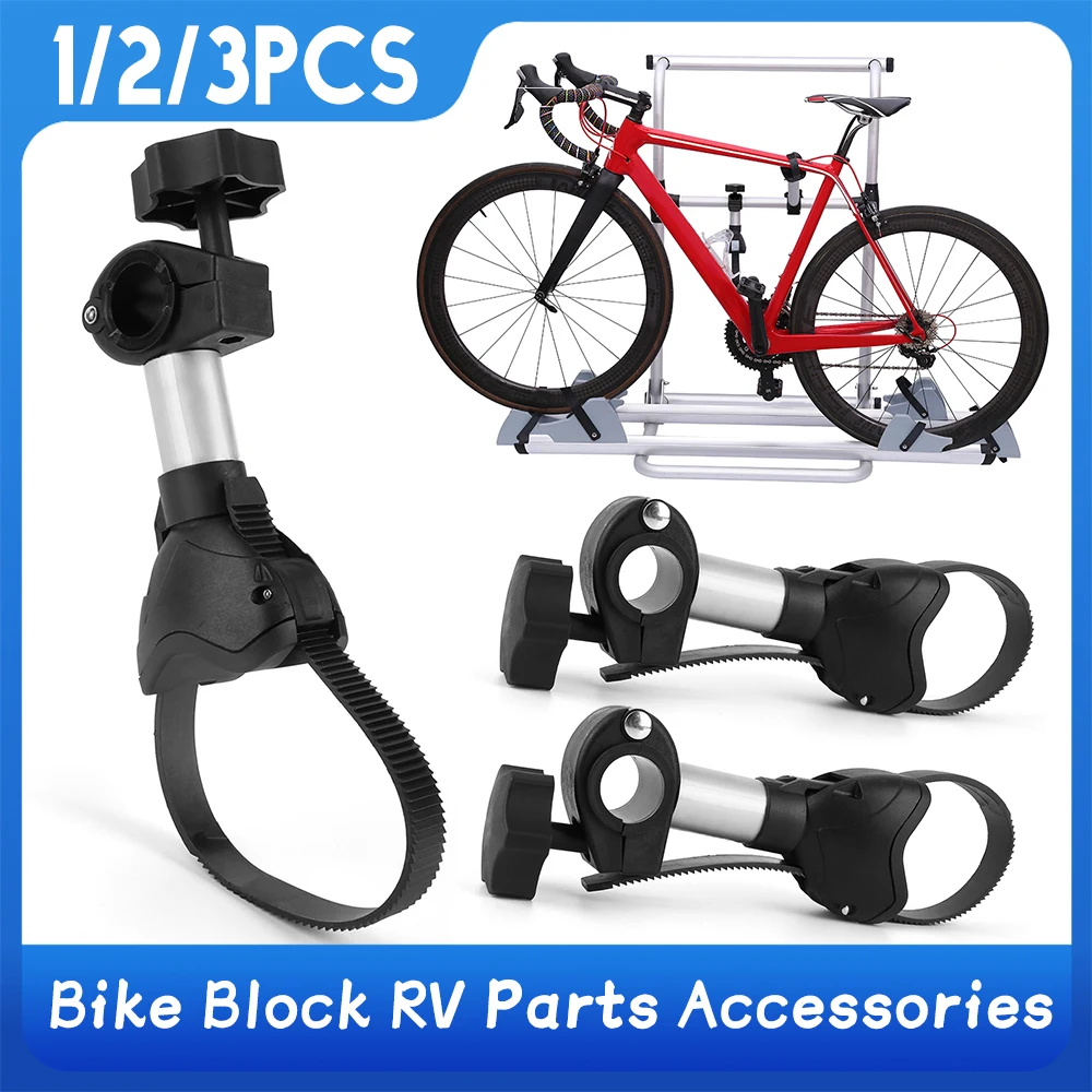 

1/2/3PCS Bike Strap Frame Holder Block RV Parts Accessories Bicycle Carry Rack Clamp Cycle Rack Arm Quick Installation Secure At