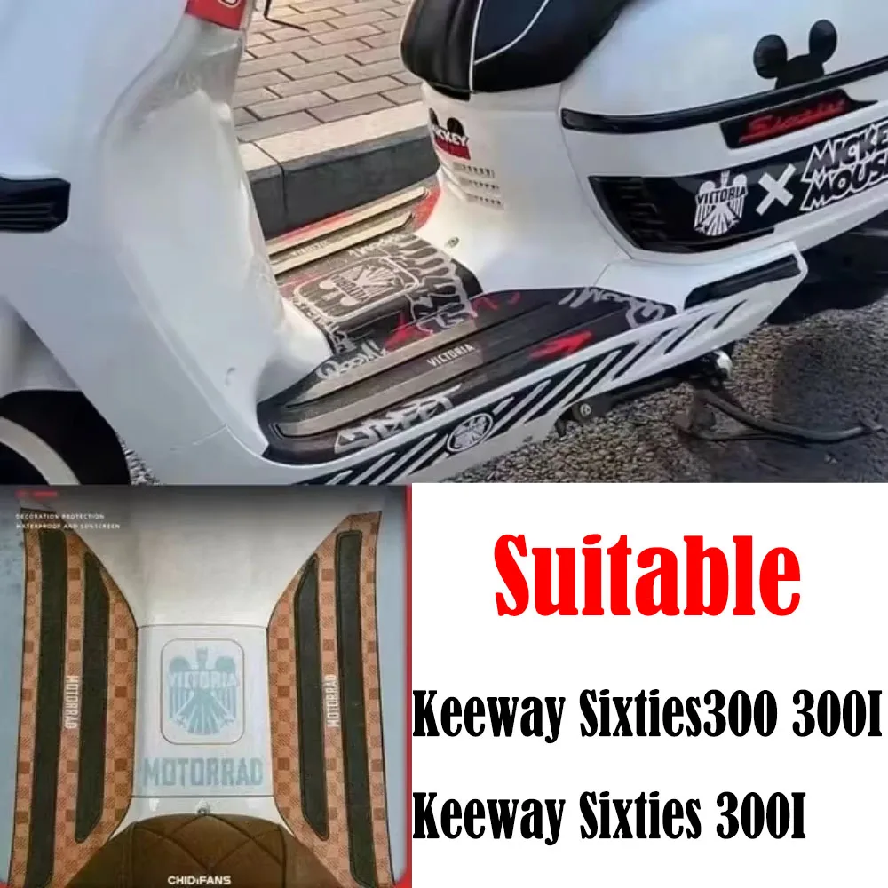 New For Keeway Sixties300 Motorcycle Pedal Decal Suitable for Keeway Sixties300 300I Keeway Sixties 300I