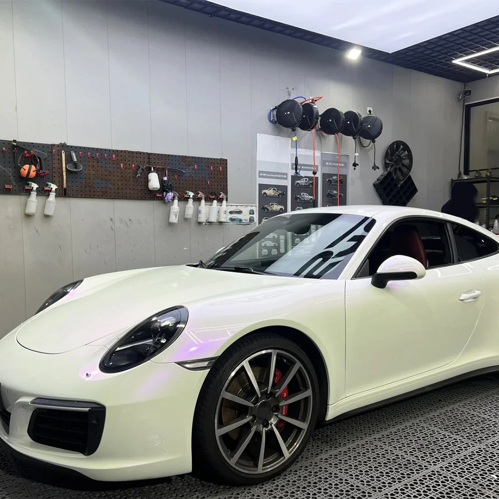 

Автомобильная наклейка, глянцевая керамическая фиолетовая пленка для автоматической упаковки, виниловая пленка для изменения цвета, ПЭТ, без пузырьков, автомобильные аксессуары, ПВХ, автонаклейки