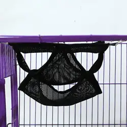 Hanging Bed Durable Pet Hammock Chipmunk Ferret Rat Sleeping Nest 1/2/3 Layer Small Animal Bed Swing Toy Cage Accessories