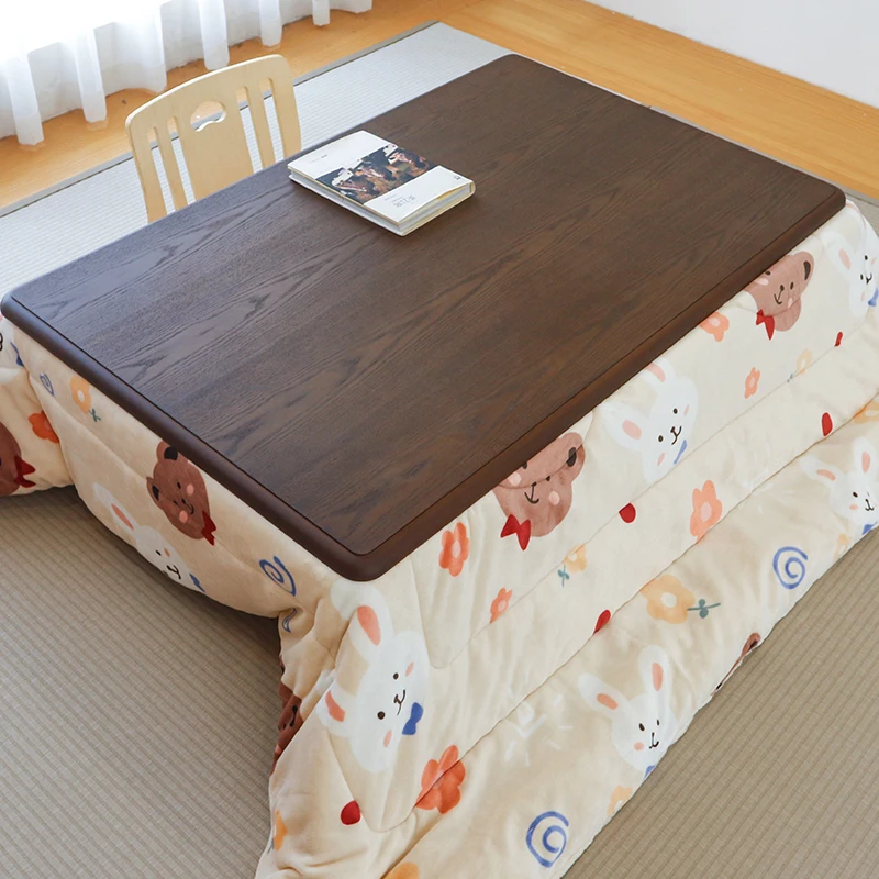 4 stks/set Kotatsu Tafel Futon Tapijt Kachel Japanse Stijl Kachel Futon Winter Verwarming Tafel Opknoping Kachel met Trooster