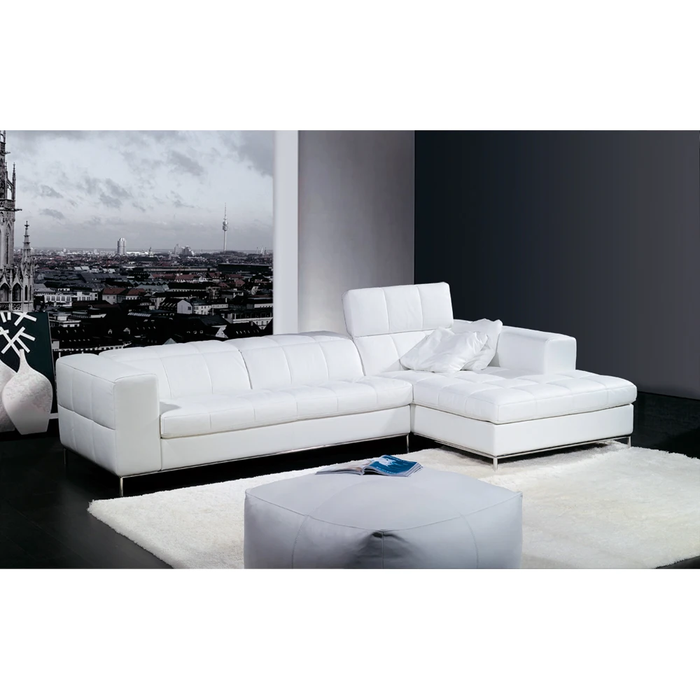 Nordic Top Genuine Leather Couch Big Sofas L shape Sectional Sofa Trendy Sofa Set Living Room Furniture Sofas Modernos Para Sala